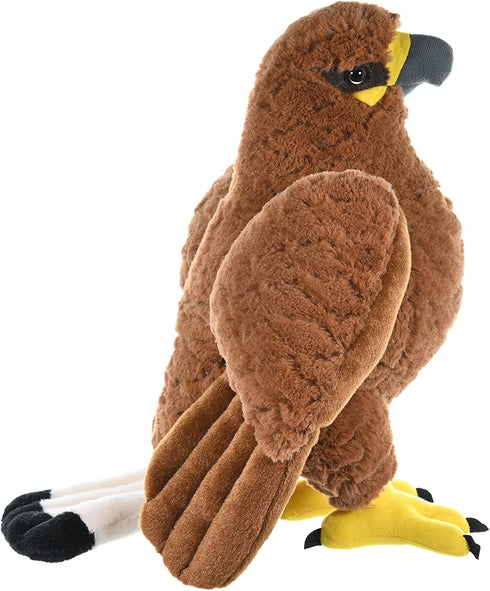 12 inches, Wild Republic Golden Eagle, Cuddlekins, Stuffed Animal, Gift for Kids, Plush Toy, Fill is Spun Recycled
