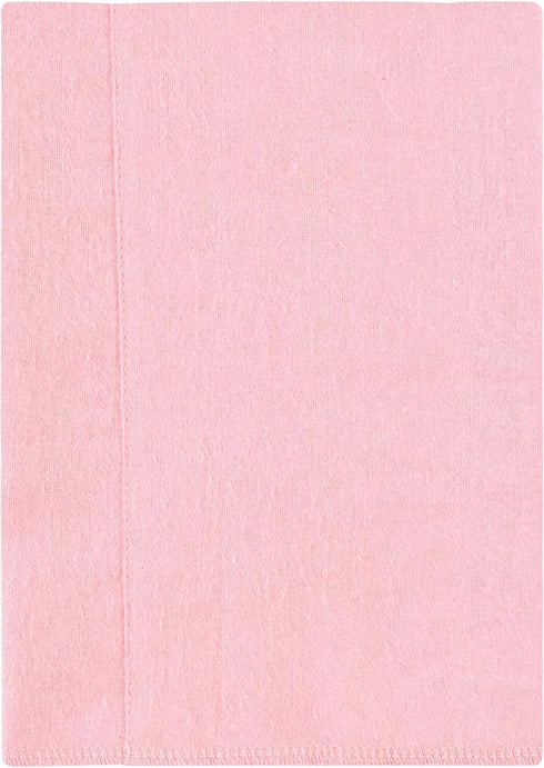 Hudson Baby Unisex Cotton Flannel Burp Cloths - Pink Blue Pretty Floral 4 Pack, One Size