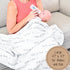 100% 6 47"x 47", LollyBanks Muslin Baby Blanket Organic Cotton, Muslin Quilt Lightweight, Toddler Blanket for Boy