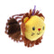 Toyvian 1pc Baby Lion Wrist Rattle Plush Puzzle, Musical Toy Bell, Snap Bracelet, Xmas New Year Jingle Bell Toy