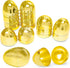 Taboom Gold Easter Eggs 12 Count - Plastic Easter Eggs Fillable Golden