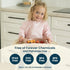 2-4Y) Tiny Twinkle Long Sleeve Bib for Babies & Toddlers | Waterproof Smock Bib for Eating | Machine Washable