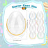 Restroma 12 Inch/ 10 Inch/ 8 Inch 4/5/ 6/7/ 8/10/ 12 (8 (10 Inch)) Giant Clear Easter Eggs Fillable Pcs Jumbo Plastic