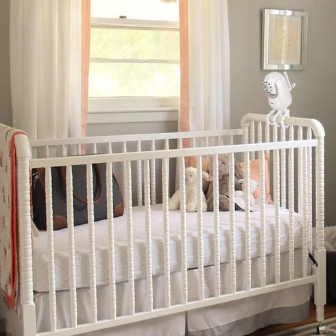 Tripod Baby Monitor Mount for Infant Optics DXR-8, Flexible Holder for Crib, No Tools or Wall Damage - White