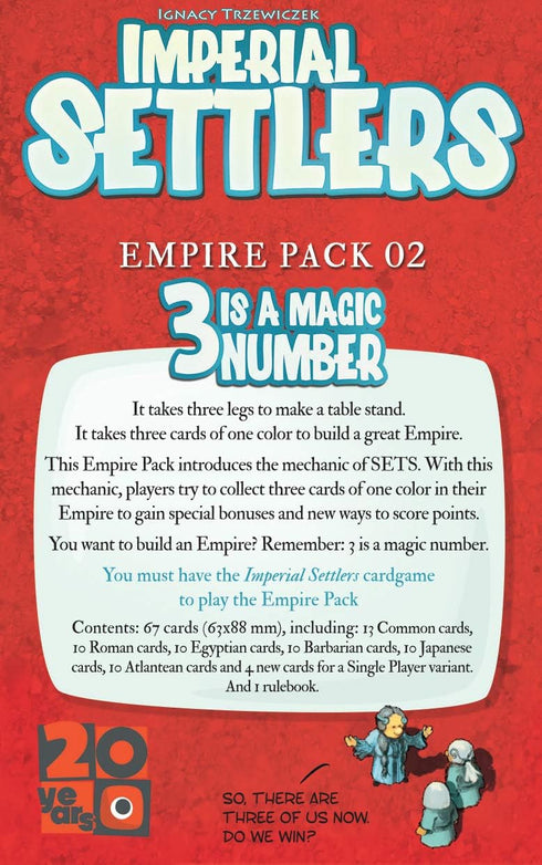 Imperial Settlers Board Game - 3 is A Magic Number