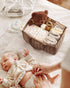 Stylish Diaper Caddy Organizer Bundle - Earthy Rainbow & Mocha Brown