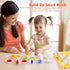 26PCS Coogam Letters Matching Eggs ABC Alphabet Color Sorter Puzzle Easter Travel Bingo Game Uppercase Learning Fine