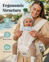 Cozy 7-50lbs MOMTORY Baby Carrier, Baby Holder Carrier Newborn to Toddler - Ergonomic, Plus Size Friendly