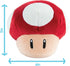 Club Mocchi-Mocchi Mario Kart Plush, Red Mushroom Plushie, Squishy Mario Toys and Cute Stuffed Animals, 6 Inch