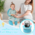 2026 30 Upgraded Portable Potty Chair for Toddlers with Splash-Proof Design, Foldable Travel Potty with Bag & Refills