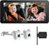 Howison 6.86'' Dual Car Camera Baby Monitor, 1080P Baby Car Camera with IR