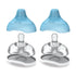 Kiinde Twist Active Latch Nipples - Medium Flow for Breast Milk or Formula Feeding, 2 Pack