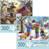 Set 300 Bits and Pieces Value of Two Piece Jigsaw Puzzles for Adults Building a Snowman on a Snow Day, Sunrise Feasting