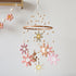 Woven Daisy Mobile for Crib, Baby Crib Mobile for Girls, Boho Daisy