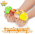 Pack 6 IPIDIPI TOYS Colorful Squishy Egg - Multicolor Clear Egg Yolk Fun Squeeze, Yolk Balls for Kids - Birthday Party