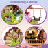 Sitodier 880pcs Set 6-14, Set 6 7 8 9 10 11 12+ Cherry Blossom Tree House Building Toy, Cherry Blossom Bonsai Building