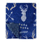 GFU Baby Blanket 30 x 40 Inch, Soft Minky Infant Receiving Blanket with Antler Arrow Print