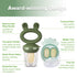 Haakaa Baby Fruit Food Feeder & Mini Freezer Nibble Tray Combo - BPA Free Silicone for Infant Feeding