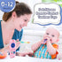 3 6 9 12 Baby Teething Relief Sensory Chew Toys for Months, Silicone Infant Teether Remote Control Bath Toy for Newborn