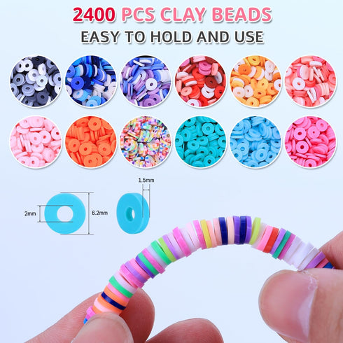 3200 5 6 7 8 9 10 11 12 AIPRIDY Pieces Girls Toys Bracelet Making Kit, Unicorn/Mermaid Clay Beads Jewelry Activity Kit
