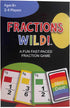 Fractions Wild - Match Fraction Number or Color to Get Rid of All Your Cards! Easy Math Game for Grades 3-6