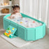 Generic 08 Toddler Bath Tub - Foldable Baby Bath | Multifunctional Portable Bathing Tub | Anti-Slip Collapsiible Shower