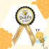 Daddy to Bee Pin for Baby Shower, Yellow and Black Pin for Dad to Wear at Baby Shower, Baby Sprinkle