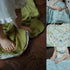 100% Quilt,Nursery,Tummy 47x47in Muslin Baby Blanket Cotton,Large Reversible Receiving Quilt for Boy Girl,Baby Blanket
