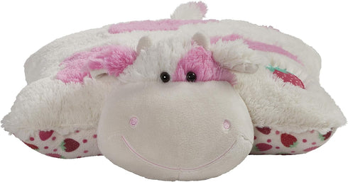 Pillow Pets Sweet Scented Strawberry Cow Plush Toy