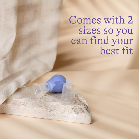 Lansinoh LatchAssist Nipple Everter for Breastfeeding, Includes 2 Flange Sizes (19mm & 24mm) with Protective Case