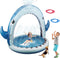 Gleamkid Giant Shark Sprinkler for Kids - Inflatable Water Toys Splash Pad