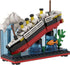 247 PCS MOC RMS Cruise Sank Titanic Break in Half Toy Building Blocks with Case, Ship Boat Kits Model