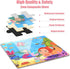 3-5, 3-in-1 4-6, Magnetic Puzzles for Kids Princess Unicorn Mermaid Travel Puzzles for Kids Ages Car Airplane Road Trip