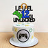 Level 12th Unlocked Cake Topper, Happy 12th Birthday Cake Decoration, Video Game Controller Theme Party Supplies