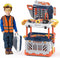 Kids Tool Bench - 4 in 1 Toy Workbench with Storage Box, 90pcs Electric Drill Tool Set for Ages 3-8