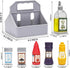 MOEAWS 6 Set Pcs Condiment Toys with Storage Rack and Gift Box, Play Food for Kids Kitchen, Pretend Food Play Kitchen