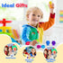 16 Pack Sensory Fidget Toys Kids Adults: Textured Suction Toy - Sensory Toys for Autism Kids Calming - Quiet Fidgets