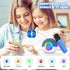 goopow 3 4 5 6 7 8+ (Blue-2MIC) Mini Karaoke Machine Speaker for Kids Adults, Portable Bluetooth Microphone Song Toys