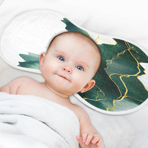 YETTASBIN Nature Mountain Muslin Baby Burp Cloth, Super Soft Absorbent Cotton Burp Rag Baby Bibs Feeding Cloth
