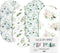 Gllquen Baby Bassinet Sheets 4 Pack, Breathable Fitted Mattress Sheet, Floral Pattern for Baby Boy Girls