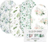 Gllquen Baby Bassinet Sheets 4 Pack, Breathable Fitted Mattress Sheet, Floral Pattern for Baby Boy Girls