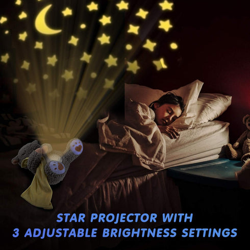 BEREST Rechargeable Baby Sleep Soother, Mom's Heartbeat Babies Cry Sensor Lullabies & White Noise Sound, Nursery Decor