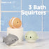 15-Piece Set Jool Baby Bathtub Toys Gift Bath Squirts, Rubber Ducks, Whale Fidget Spinner Toy Bath Toy Storage