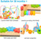 Bead Maze for Babies 6-12 Months, Wooden Educational Abacus Beads Circle, Colorful Roller Coaster Activity Game