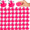 Goaste 50 Pieces Flamingo Rubber Ducks Bulk, Pink Flamingo Bath Toys, Cute