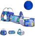 TTLOJ 3PC Dinosaur Kids Play Tent with Ball Pit, Crawl Tunnel, Toddlers Playhouse Castle Toys for 3-7 Years Old