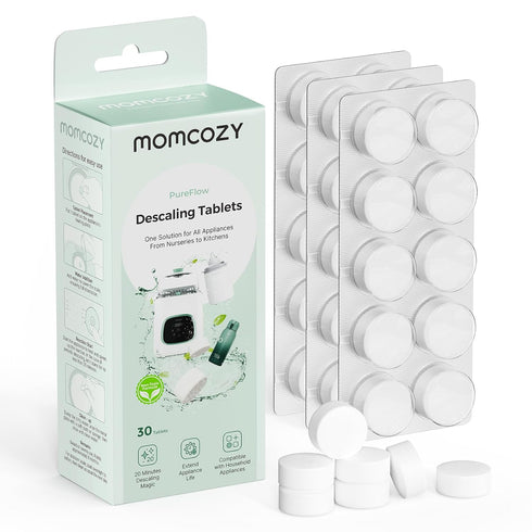 Momcozy Official Descaling Tablets, Compatible KleanPal Pro Baby Bottle Washer, Descaler for
