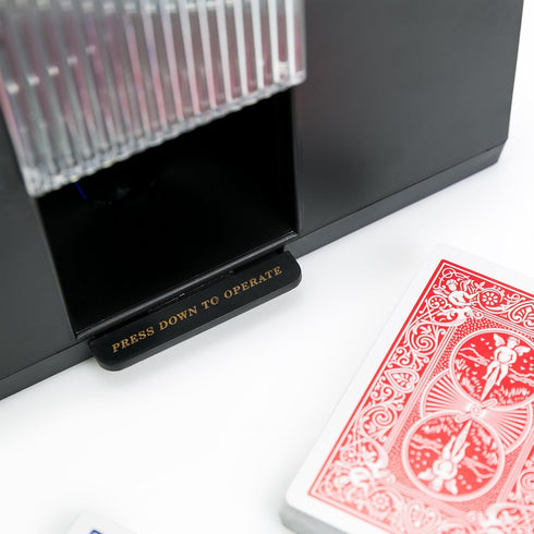 WYZworks 6 Deck Casino Automatic Card Shuffler - Electric Card Mixer for Home Card Games