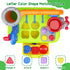 Musical Learning Workbench Baby Toys for 1 Year Old Boy Girl, Early Educational Sound Shape Tool Set for Kids Age 1-2