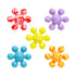 5 Pack Ubbi Joinibble Teether for Babies, Food-Grade Platinum Silicone, Soothes Teething and Massages Gums, BPA